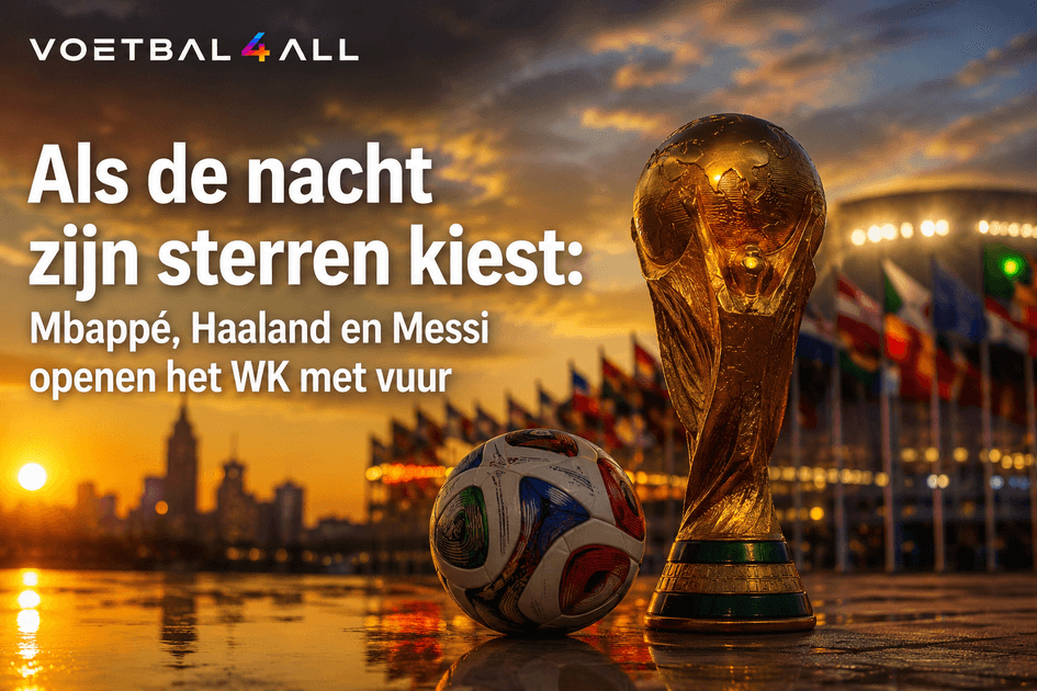 Als de nacht zijn sterren kiest: Mbappé, Haaland en Messi openen het WK met vuur