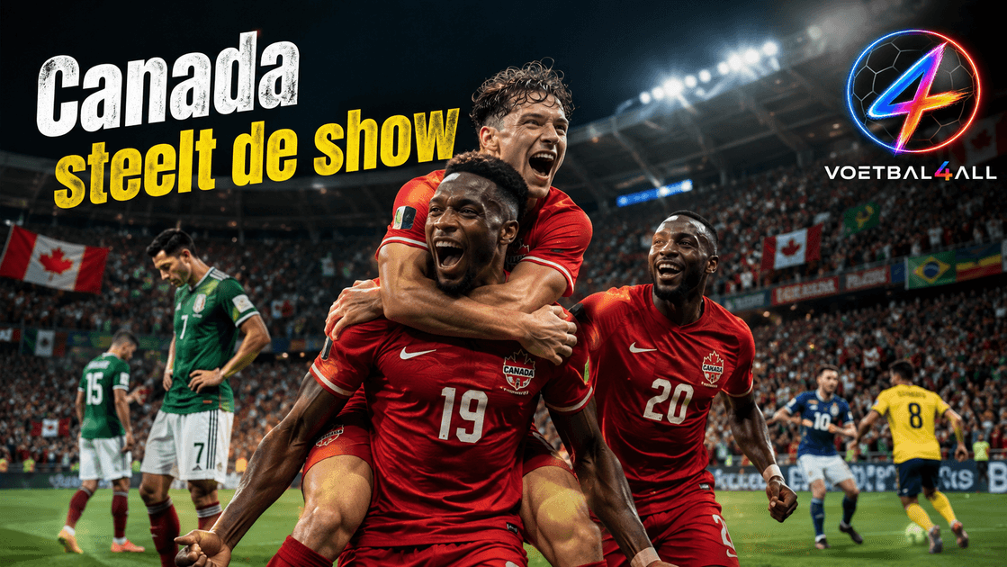 WK-dag vol contrasten: Canada schittert, Mexico wint zuinig